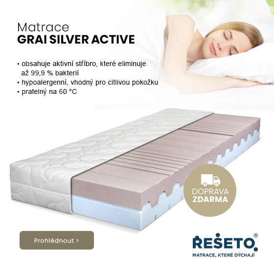ŘEŠETO Matrace GRAI SILVER ACTIVE
